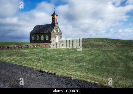 Hvalsneskirkja, Sandgerdi, Island Stockfoto