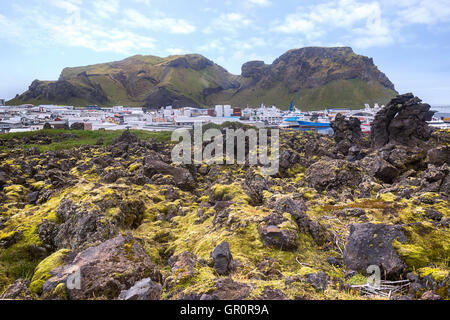 Heimaey, Vestmannaeyjar, Island Stockfoto