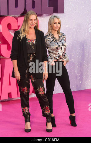 London, UK. 5. September 2016. Samantha Womack Amd Natalie Appleton. VIP roten Teppich für die Welt-Premiere von dem Film Bridget Jones Baby am Leicester Square in London eingetroffen. Bildnachweis: Bettina Strenske/Alamy Live-Nachrichten Stockfoto