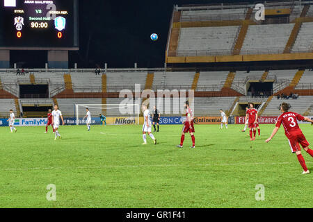 Seremban, Malaysia. 6. September 2016. Die 2018 FIFA World Cup Qualifier Fußballspiel zwischen Südkorea und Syrien war ein Unentschieden-Spiel. Das Endergebnis ist 0:0 im Tuanku Abdul Rahman Stadium in Seremban am 6. September 2016. Bildnachweis: Chris JUNG/Alamy Live-Nachrichten Stockfoto