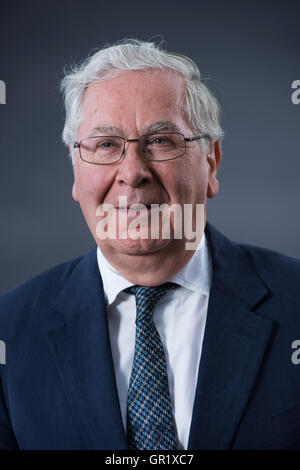 Ehemaliger Gouverneur der Bank of England und Vorsitzender der monetären Politik Ausschuss Mervyn King KG, GBE, DL, FBA. Stockfoto