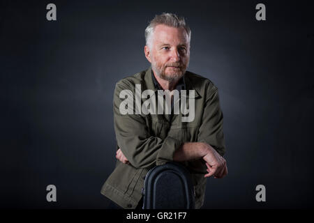 Britischer Sänger, Songwriter und linke Aktivist Billy Bragg. Stockfoto