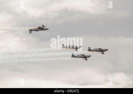 Die klingen Kunstflug anzeigen Team Stunts auf der schottischen Airshow durchführen. Stockfoto