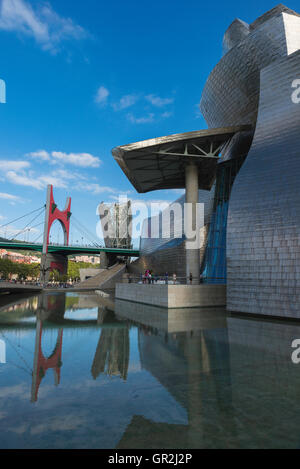 Guggenheim Museum Bilbao Baskenland Spanien Stockfoto
