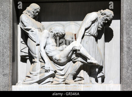 Detail von St. Teresa von Avila-Kirche in Budapest Stockfoto