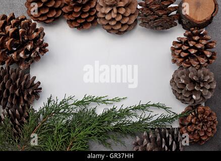 Weihnachtskarte, minimalistischen Stockfoto