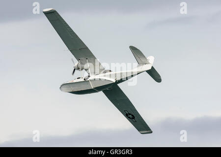 A Consolidated PBY Catalina, Amerikanische Flugboot Wasserflugzeug, die durch die konsolidierte Flugzeuge produziert Stockfoto