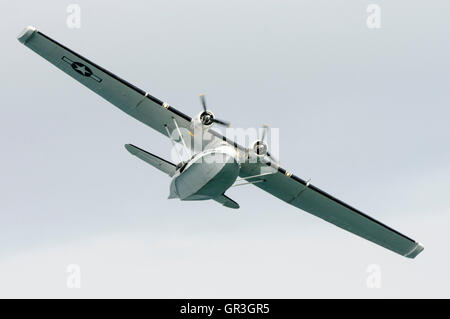 A Consolidated PBY Catalina, Amerikanische Flugboot Wasserflugzeug, die durch die konsolidierte Flugzeuge produziert Stockfoto