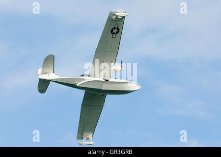 A Consolidated PBY Catalina, Amerikanische Flugboot Wasserflugzeug, die durch die konsolidierte Flugzeuge produziert Stockfoto