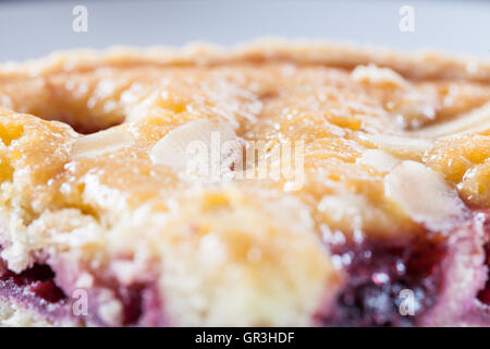 Kirsche Bakewell Tart Stockfoto