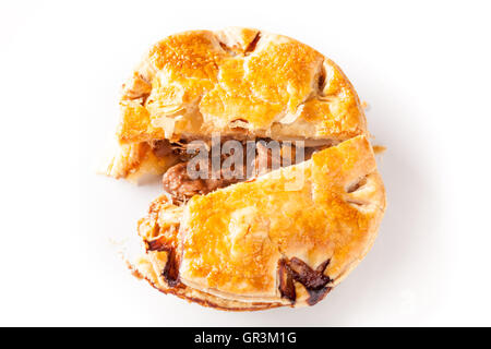 Rindersteak and Kidney Pie Stockfoto