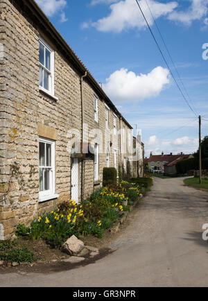 Hovingham ist ein großes Dorf und Zivilgemeinde in Ryedale Bezirk von North Yorkshire, England. Stockfoto