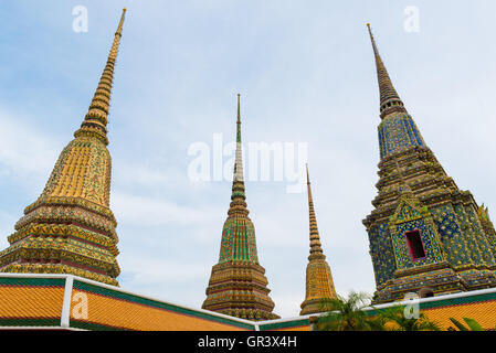 Wat Pho buddhistischen Tempel am Ufer des Flusses Chao Phraya in Bangkok, der Hauptstadt Bangkok Stockfoto