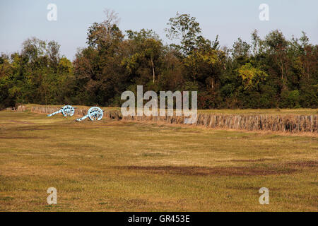 Chalmette Schlachtfeld, Jean Lafitte nationaler historischer Military Park, New Orleans, Louisiana Stockfoto