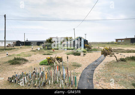 Open Studios Dungeness, Romney Marsh, Kent, England, Großbritannien Stockfoto