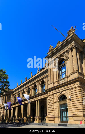 Die Deutsche Börse, deutsche Börsegebäude, Frankfurt am Main, Deutschland Stockfoto