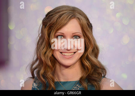 Joanna Rowsell Teilnahme an der Uraufführung von Bridget Jones Baby im Odeon Kino, Leicester Square, London. PRESSEVERBAND Foto. Bild Datum: Montag, 5. September 2016. Bildnachweis sollte lauten: Matt Crossick/PA Wire. Stockfoto