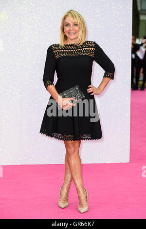 Helen Fielding Teilnahme an der Uraufführung von Bridget Jones Baby im Odeon Kino, Leicester Square, London. PRESSEVERBAND Foto. Bild Datum: Montag, 5. September 2016. Bildnachweis sollte lauten: Matt Crossick/PA Wire. Stockfoto