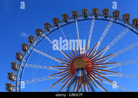 Riesenrad Willenborg am Oktoberfest München 2015, Bayern, Deutschland, Europa Stockfoto