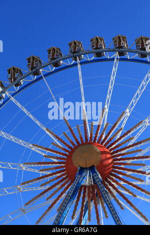 Riesenrad Willenborg am Oktoberfest München 2015, Bayern, Deutschland, Europa Stockfoto