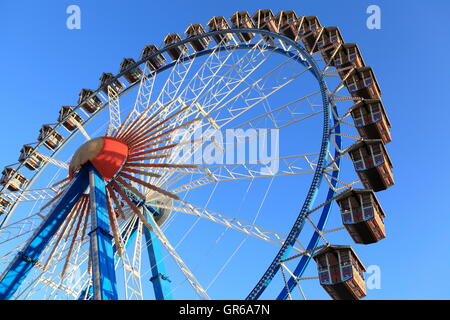 Riesenrad Willenborg am Oktoberfest München 2015, Bayern, Deutschland, Europa Stockfoto