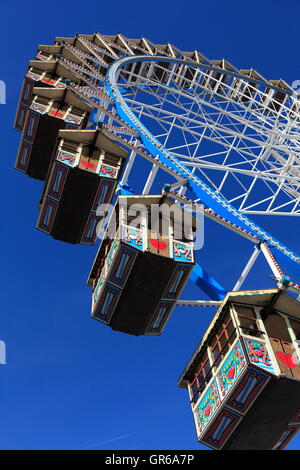 Riesenrad Willenborg am Oktoberfest München 2015, Bayern, Deutschland, Europa Stockfoto