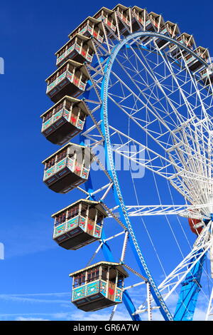 Riesenrad Willenborg am Oktoberfest München 2015, Bayern, Deutschland, Europa Stockfoto