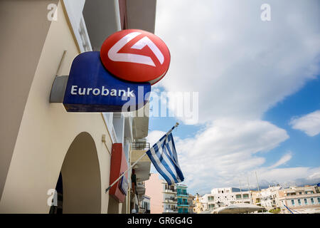 Eurobank Stockfoto