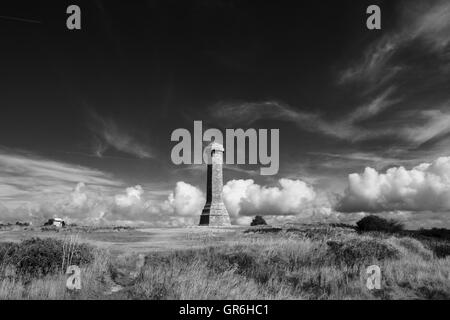 Das Hardy-Denkmal am schwarzer unten nahe dem Dorf Portesham in Dorset, in Erinnerung an Vizeadmiral Sir Thomas Masterman Hardy, Stockfoto
