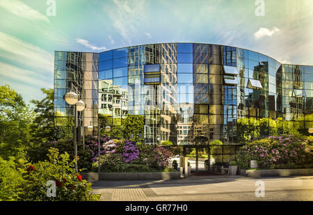 Villa Am Spreebogen In Berlin Stockfoto