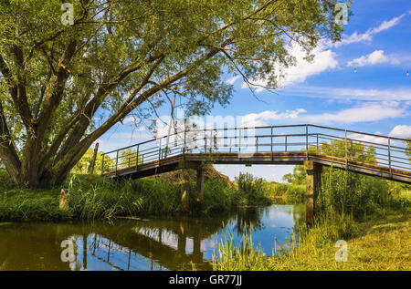 Kleine Brücke Stockfoto