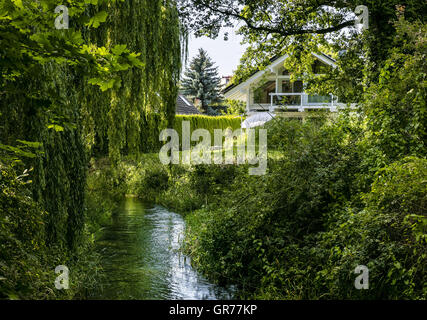 Leben am Fluss Stockfoto