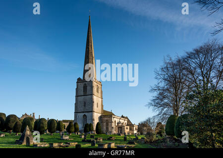 St. Marien Kirche, Painswick, Gloucestershire, UK Stockfoto