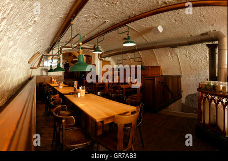 Brauerei-Restaurant-Bar Mainz Rheinland Pfalz Rheinland-Pfalz Deutschland Europa Stockfoto