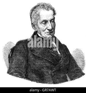 Fürst Klemens Wenzel von Metternich (1773 – 1859) war, ein Politiker, Staatsmann und einer der wichtigsten Diplomaten seiner Zeit, als das österreichische Reich von 1809 Außenminister und Kanzler von 1821 bis die Liberalen Revolutionen von 1848 seinen Rücktritt gezwungen. Stockfoto