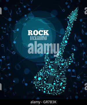 Vektor-e-Gitarre Stock Vektor