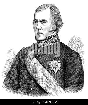 Stratford Canning, 1. Viscount Stratford de Redcliffe (1786 – 1880), war ein britischer Diplomat und Politiker, bekannt als der langjährige britische Botschafter des Osmanischen Reiches von 1842 bis 1852. Stockfoto