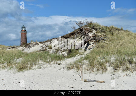 Leuchtturm Darßer Ort Stockfoto