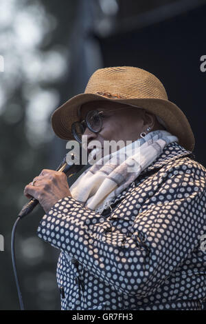 Dee Dee Bridgewater in Pori Jazz 2015 Stockfoto