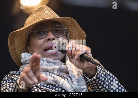 Dee Dee Bridgewater in Pori Jazz 2015 Stockfoto