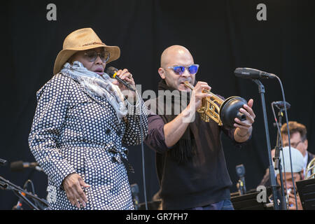 Dee Dee Bridgewater in Pori Jazz 2015 Stockfoto