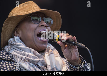 Dee Dee Bridgewater in Pori Jazz 2015 Stockfoto