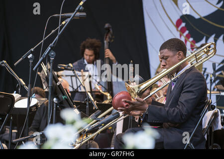 Dee Dee Bridgewater in Pori Jazz 2015 Stockfoto