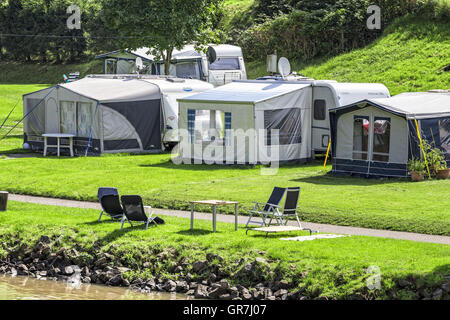 Camping Stockfoto