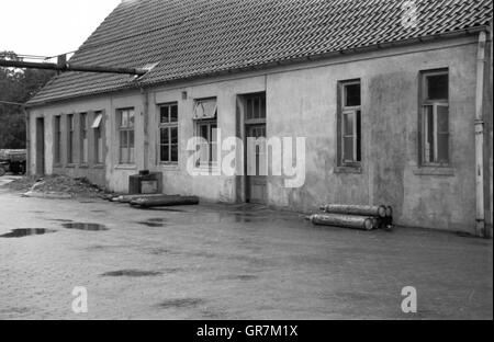 Umbau Gebäude Bw Stockfoto