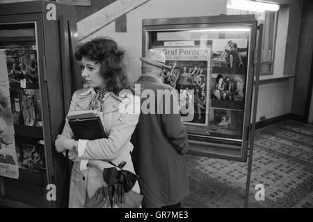 Bremerhaven Bahnhof Hall 1972 Bw Stockfoto