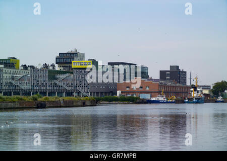 Bremerhaven-Fischereihafen Stockfoto