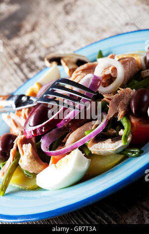 Salat Nicoise Stockfoto