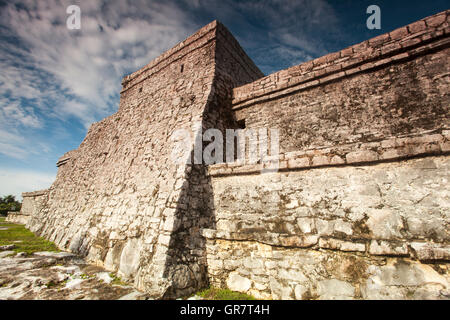 Maya-Ruinen In Tulum Stockfoto