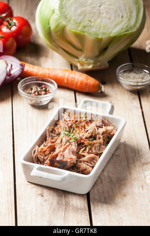 Pulled Pork Stockfoto